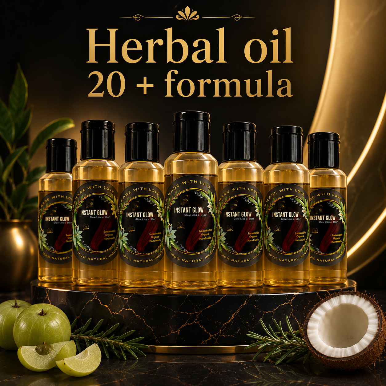 Herbal Oil 20 +Formula - 50ml