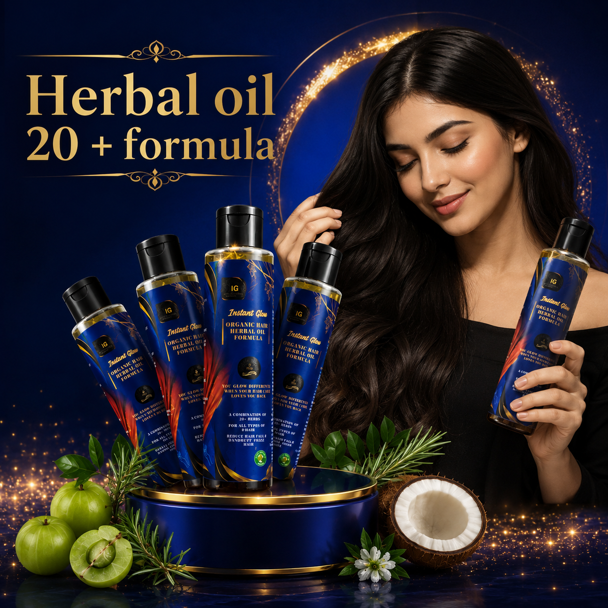 Herbal Oil 20 +Formula - 120ml