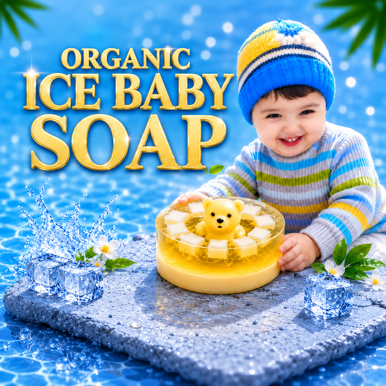 Ice Baby Soap – Teddy Bear Gift Soap
